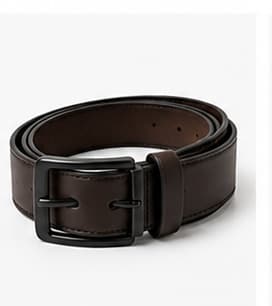 Leather Belt — Dark Brown
