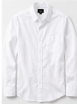 Crisp White Poplin Shirt